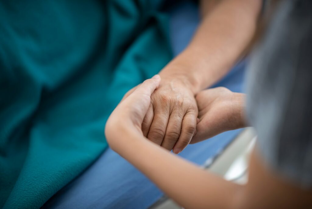 nursing home assistance in health insurance business concept